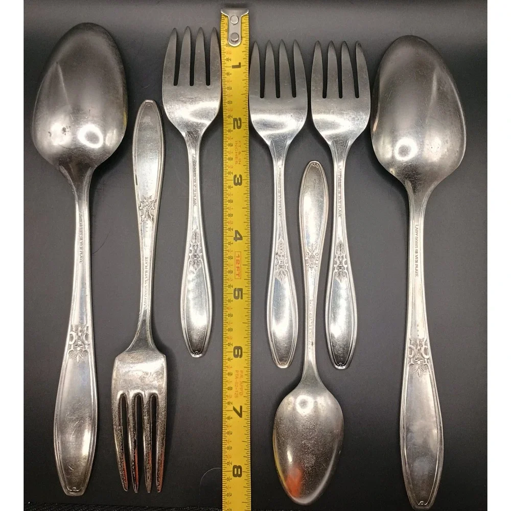 Princess-Lady Doris (Silverplate, 1929) by International Silver - 7 pieces